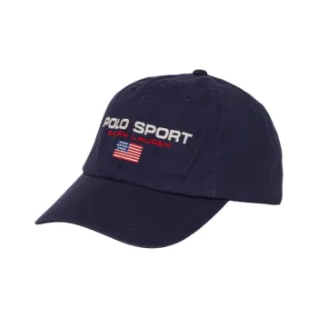 Polo Ralph Lauren Cotton, Twill, Metal Baseball Caps Unisex Marine Blue