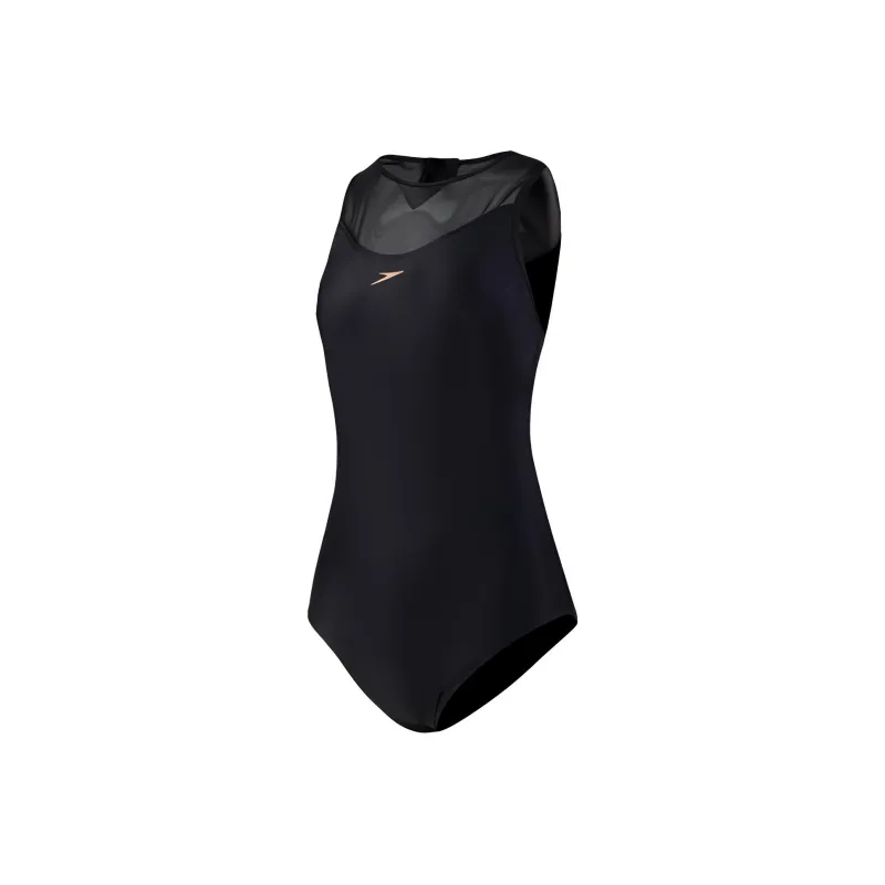 Speedo One Piece Swimsuits Women's Black-0
