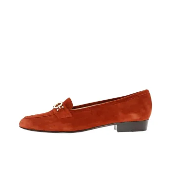 FERRAGAMO GANCINI Casual Single Shoes Women's Red
