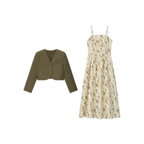 VIMLY Two Piece Skirt Sets Women's