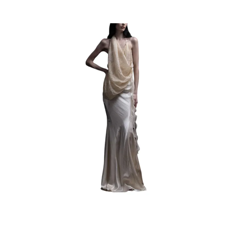Freja SS24 Daisy Dress Casual Long Skirts Women's White-0