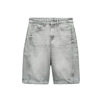 ZARA Denim Shorts Women's Pearl Gray