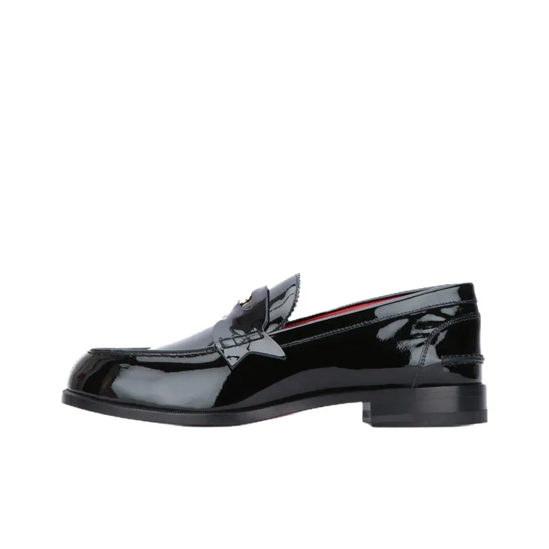 Christian Louboutin Embellished Slip On Loafers-0
