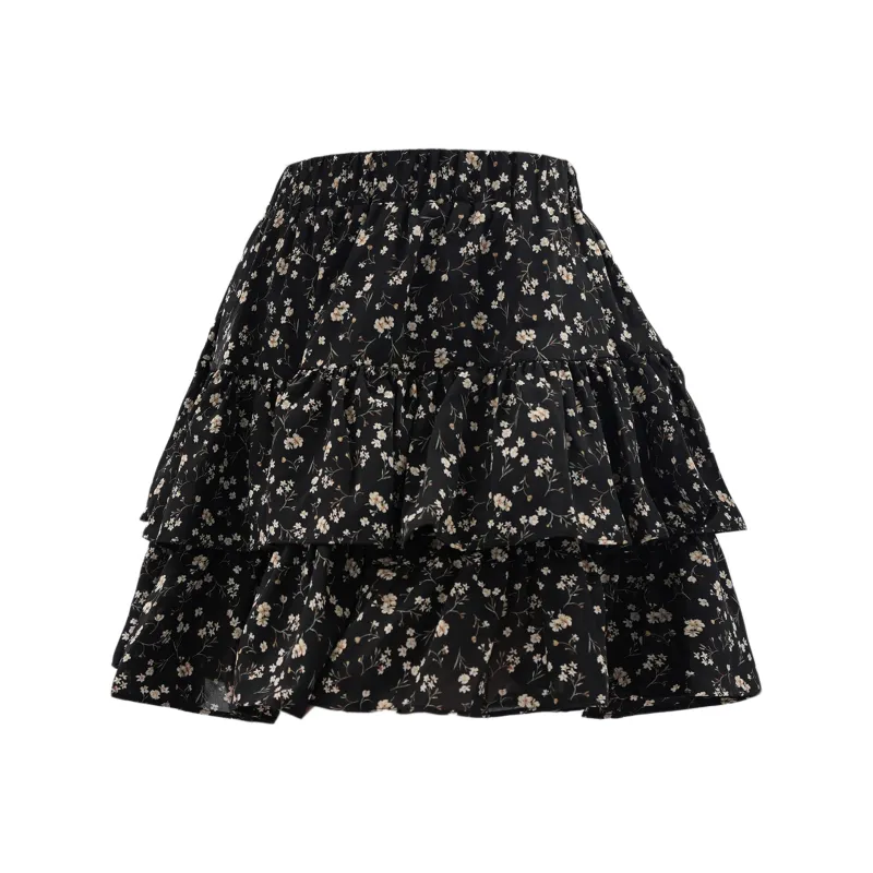 Mu Xiao Xin Casual Short Skirts Women's-0
