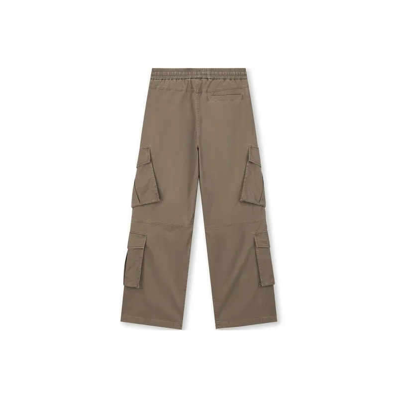 BONELESS Cargo Pants Unisex Dark Brown-1