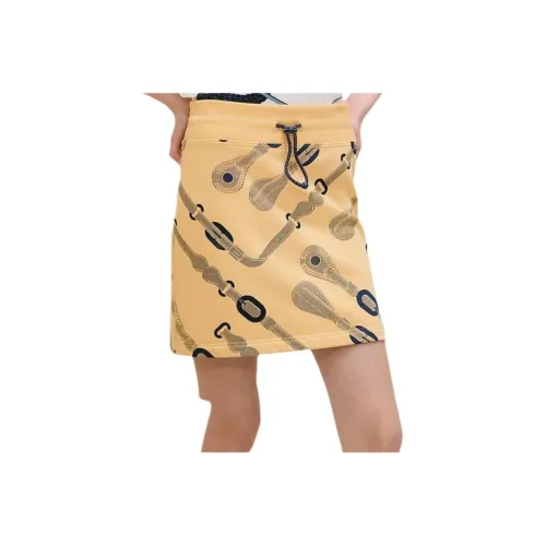 HERMES SS25 Casual Short Skirts Women's Yellow