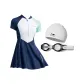 Clothing Sets (Swimsuit+Swim Goggles+Swimming Cap)