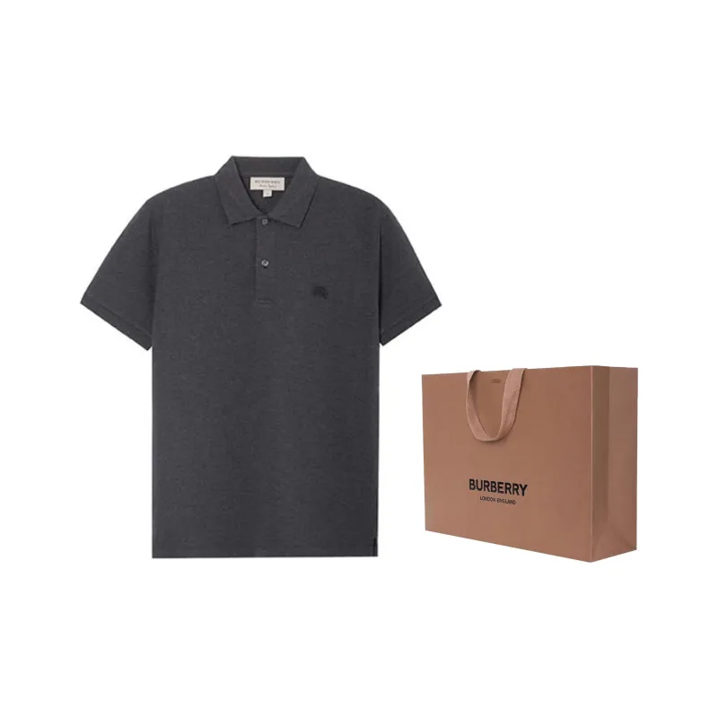 Burberry Polo Shirt Men's Dark Gray-7