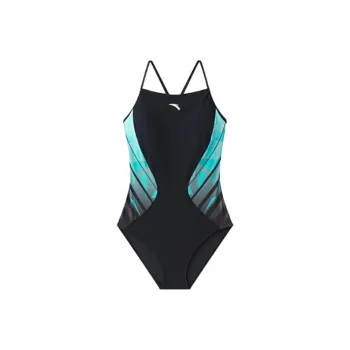 ANTA One Piece Swimsuits Women's Basic Black/Colorblock Green/Colorblock Light Green