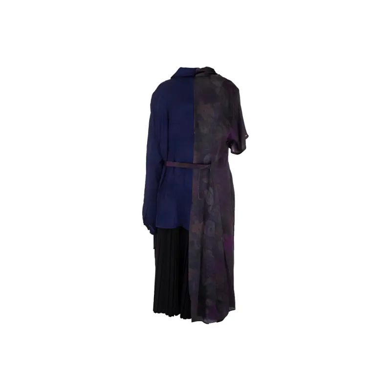 Balenciaga SS21 Long-Sleeved Dresses Regular Fit Women's Blue-1