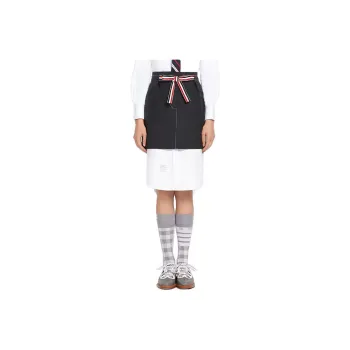 THOM BROWNE Casual Short Skirts Women's Dark Gray