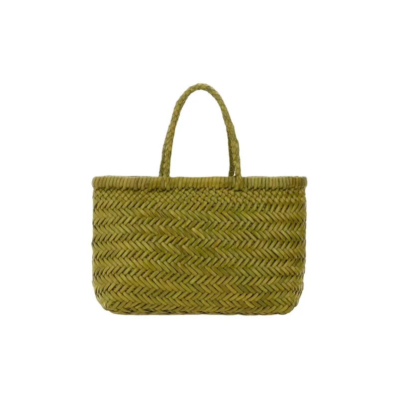 Dragon Diffusion Leather Handbag Mini Women's Yellow Green-2