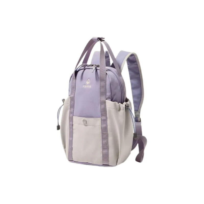 FOUVOR Nylon Fabric Backpack Women's Multicolor-6