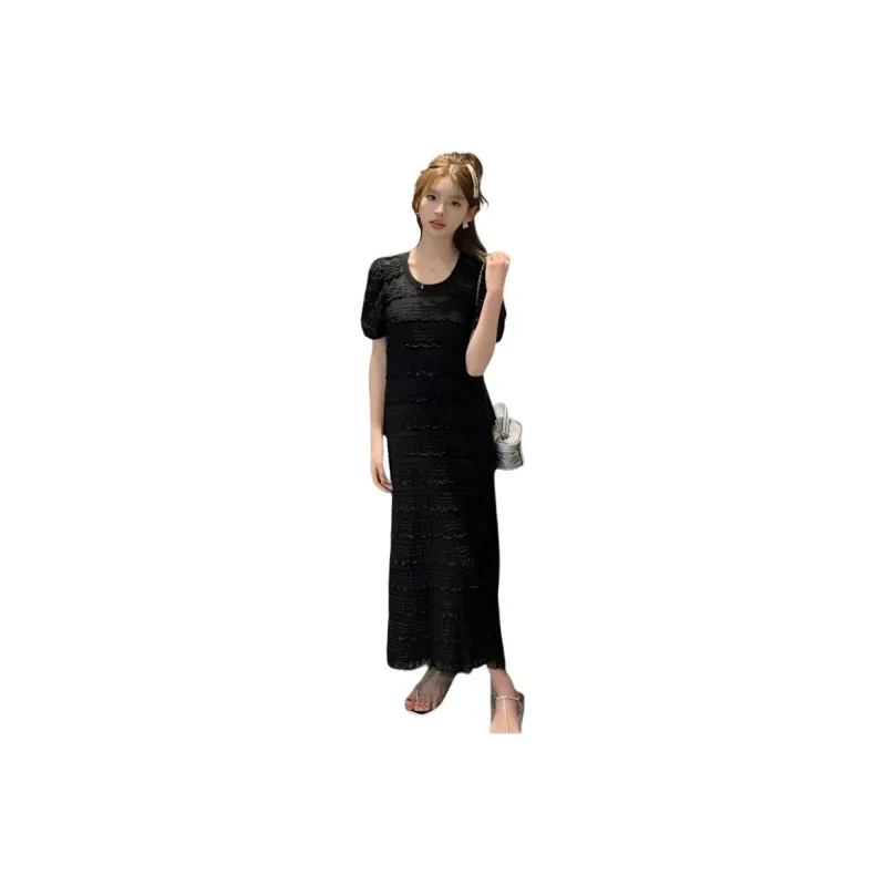 Emodues Skirt Set Women's Black-0