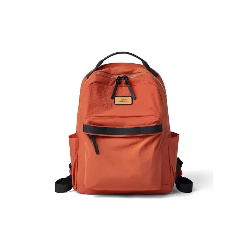 LEFF Fabric Backpack Regular Unisex Orange Juice Red/Space Gray/Sapphire Blue