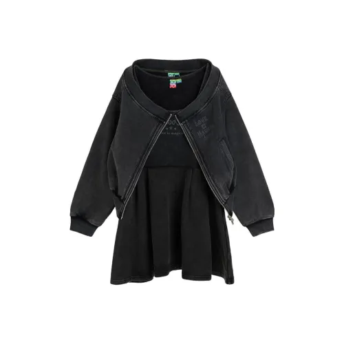 LALABOBO Skirt Set Women's Black