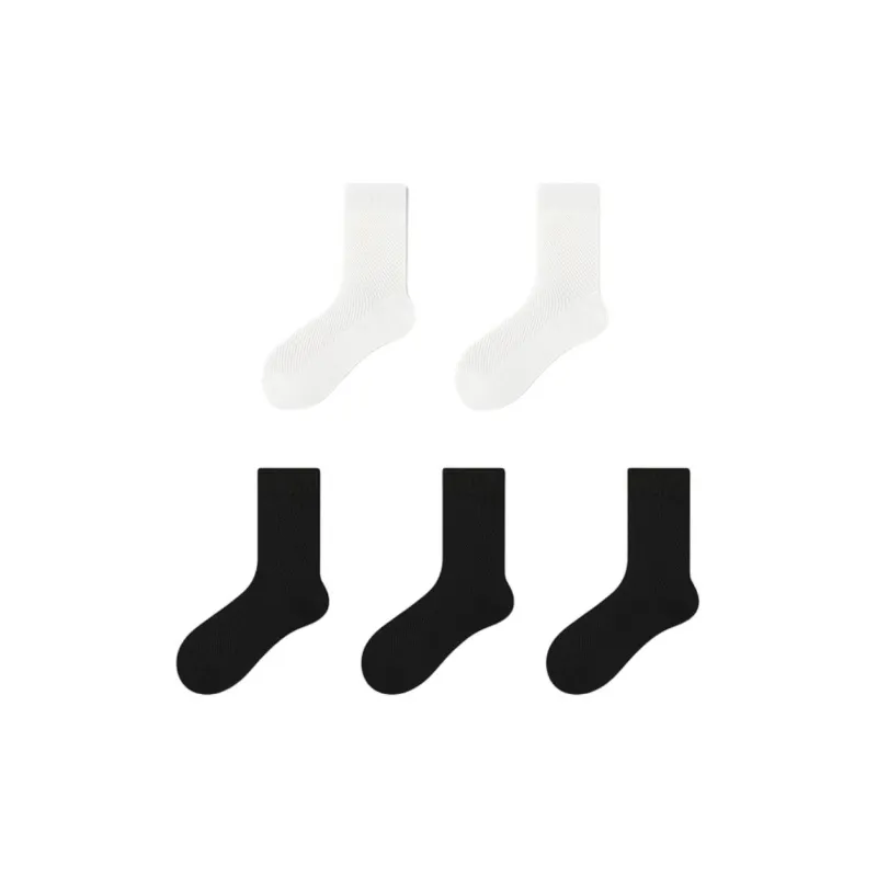LUYOUYE Mid Calf Socks Men's 5 Pack-6