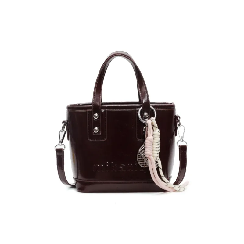 TOUTSEUL YOLO PU One Shoulder Handbag Women's Ecru/Black/Pink/Coffee-15
