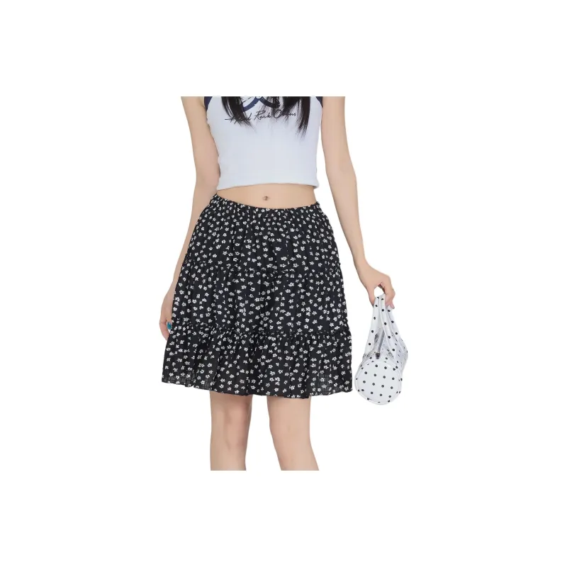 Menglaini Casual Short Skirts Women's-0