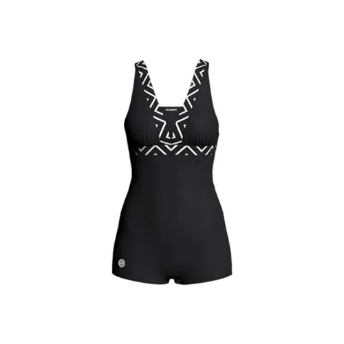 TOSWIM One Piece Swimsuits Women's Root Vein Textured