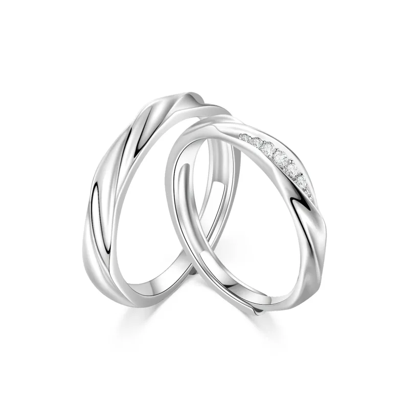 ZSY S925 Ring Couple Rings Unisex-0