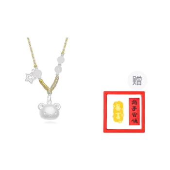 Chongqing Gold Store Sterling Silver Necklaces Women's