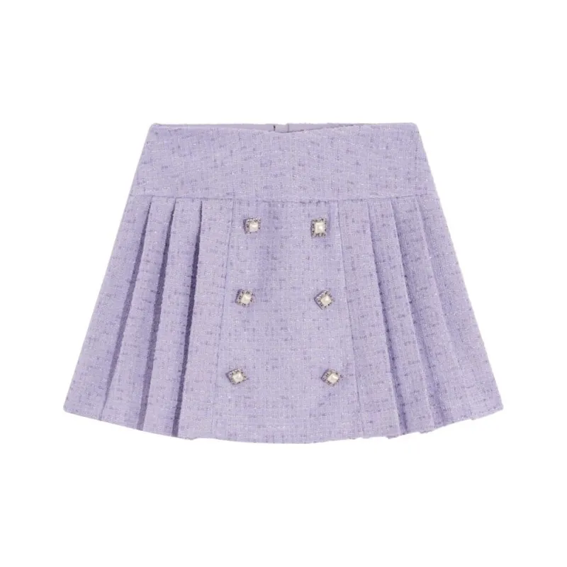 Bebe Casual Short Skirts Women's Purple-0