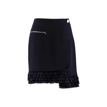 MASFER.SU Casual Short Skirts Women's Black