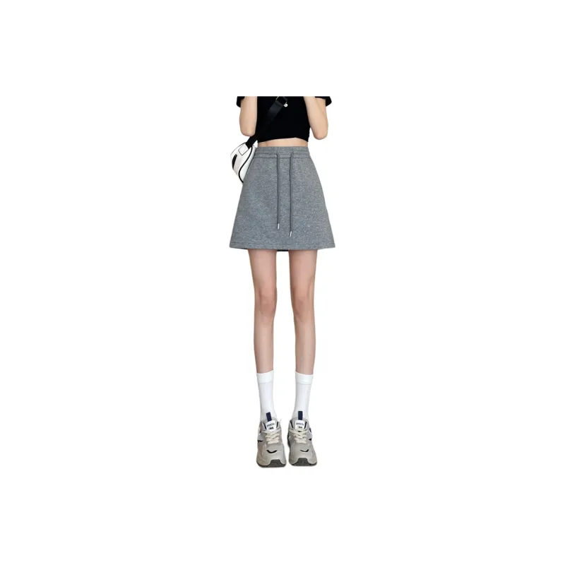 SITOL Casual Short Skirts Women's Ecru-7