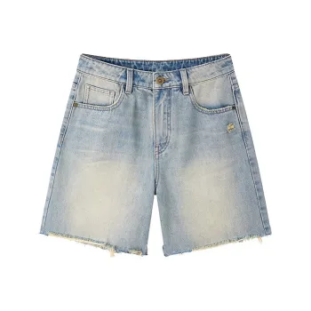 LEDIN Denim Shorts Women's Light Denim Blue