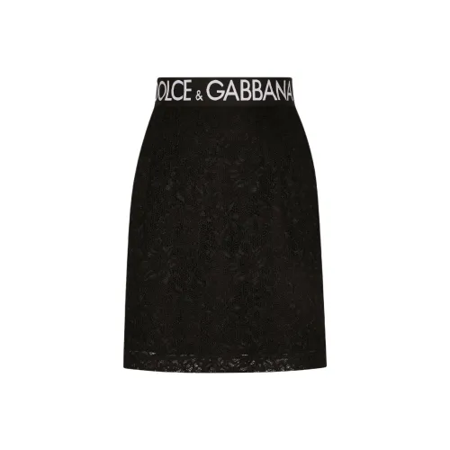 Dolce & Gabbana Floral lace Mini Skirt