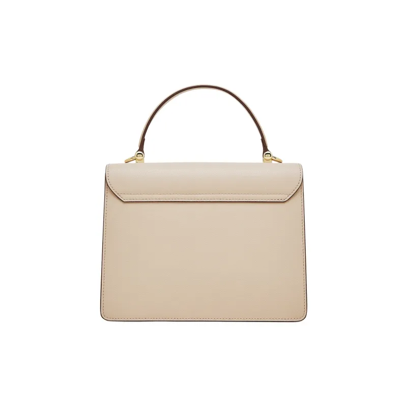 PIERRE CARDIN Genuine Cow Leather Shoulder Bag, Crossbody Bag, Handbag Regular Women's Beige-24