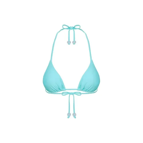 PRINCESS POLLY JENNER TRIANGLE BIKINI TOP Bikini Women's Aqua Blue/Water Blue
