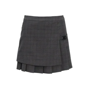 AS DALIO Casual Short Skirts Women's Dark Gray