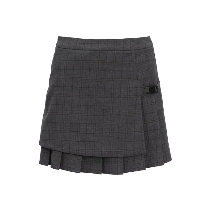 AS DALIO Casual Short Skirts Women's Dark Gray-0
