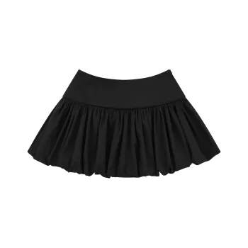 CUWU Casual Short Skirts Women's Black
