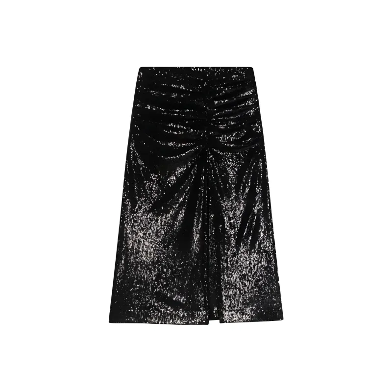 Maje Casual Long Skirts Women's Black-0