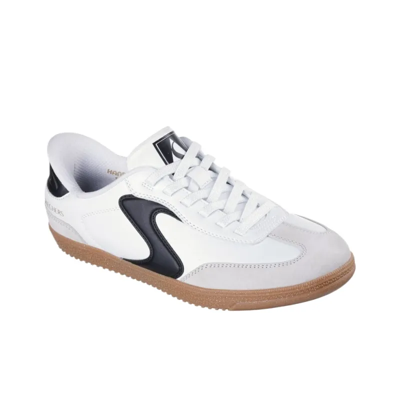 Skechers Hotshot Low Top Skateboard Shoes Women's White-3