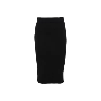 PINKO Love Birds Monogram Jacquard Pencil Skirt