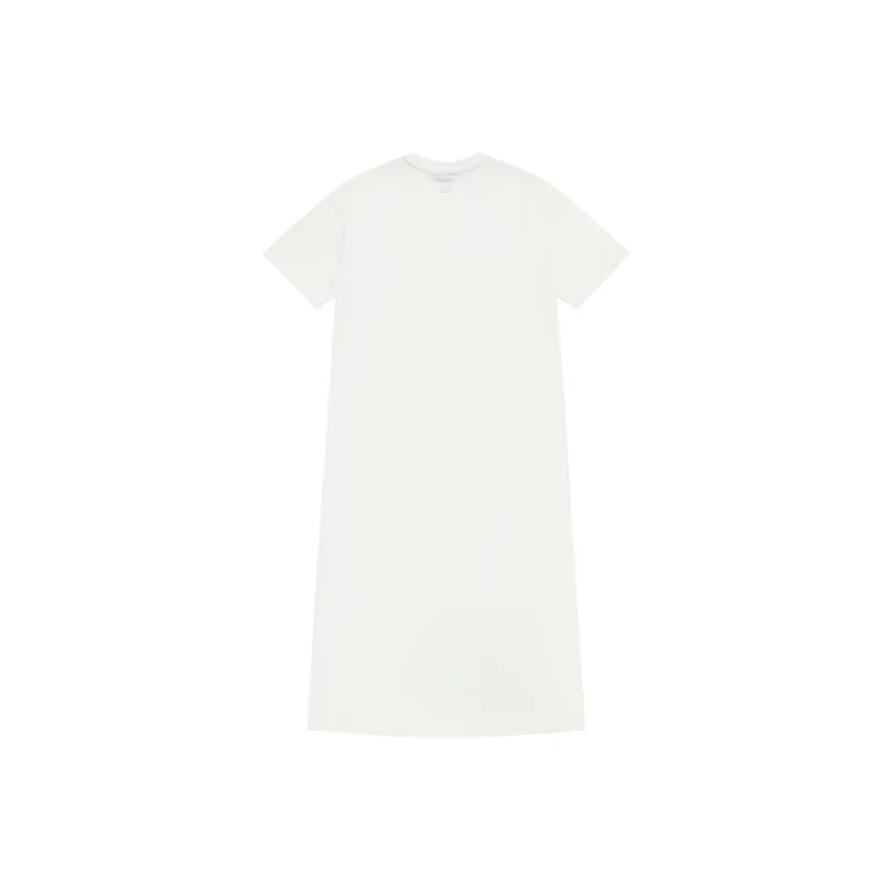 MLB New York Yankees Basic Collection SS25 Short Sleeved Dress Women's White-1