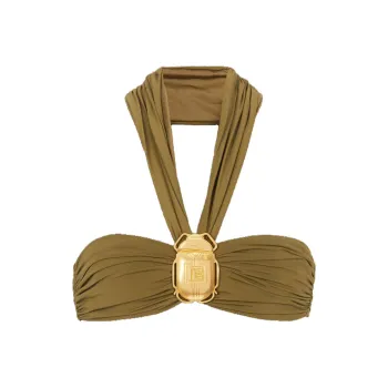 BALMAIN Halterneck Bustier Top