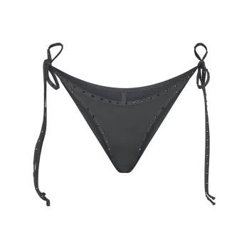 Skims Bikinis Women's Black Gray Color