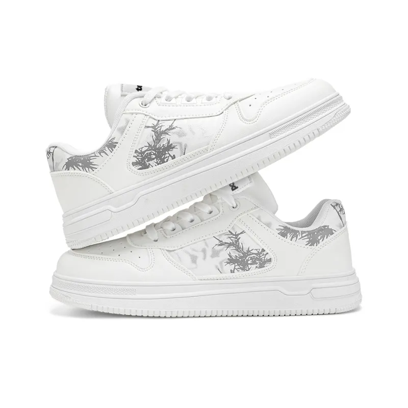 TEXWOOD Chinese Style Blue And White Porcelain Collection Low Top Skateboard Shoes Men's-4
