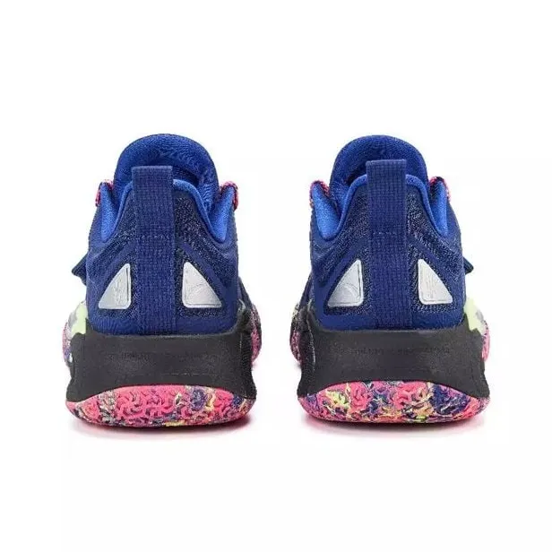 Anta KAI 1 Anti Slip Wear Resistant Low Top Basketball Shoes Men's Blue-4