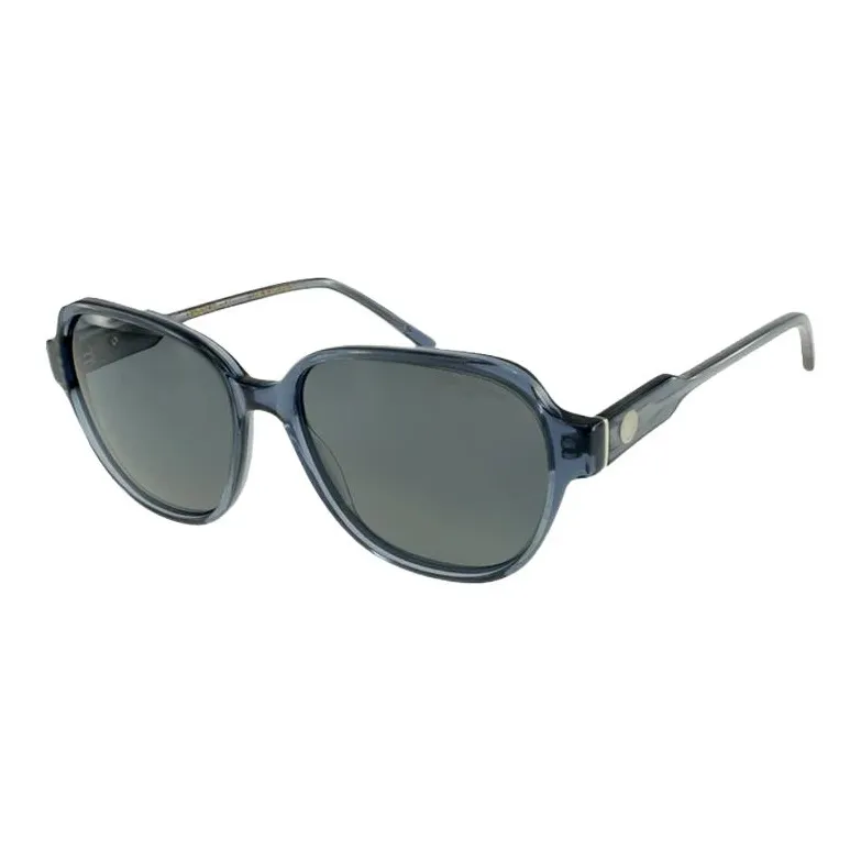 INES DE LA FRESSANGE Oval Sunglasses Unisex Blue-0