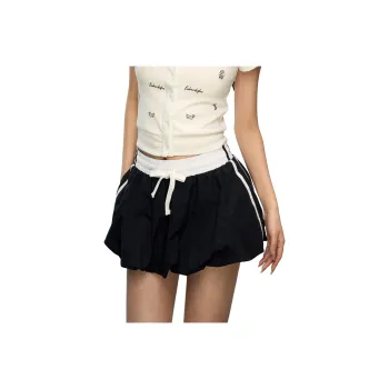 Aaisup Casual Short Skirts Women's Black