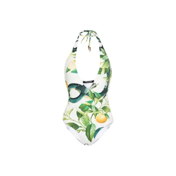 Roberto Cavalli Lemon print One piece Swimsuit