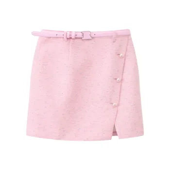 Bebe Casual Short Skirts Women's Light Pink