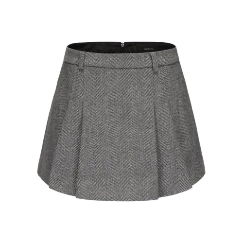 GIMING Casual Short Skirts Women's Gray
