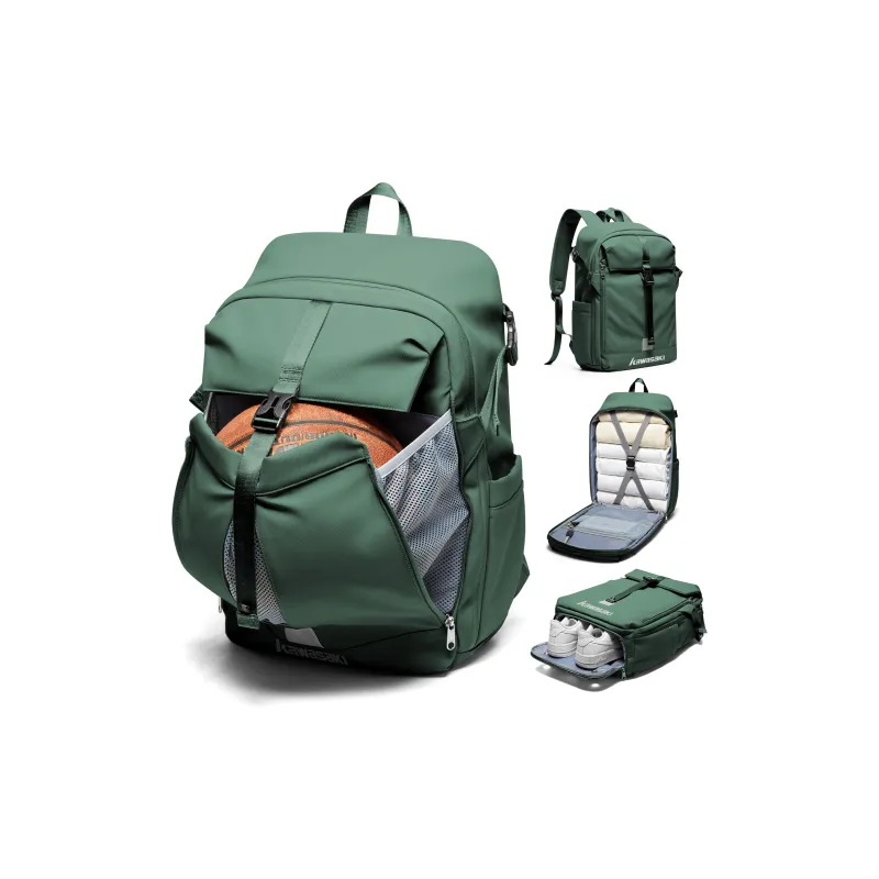 Kawasaki Fabric Backpack Helmet Bag Ball Bag Unisex Multicolor-26